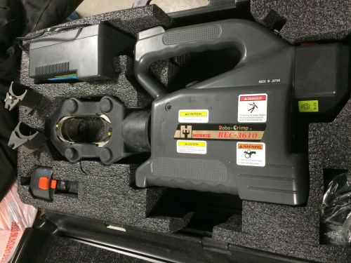 Huskie rec-3610 battery hydraulic robo crimper crimping tool burndy thomas betts for sale