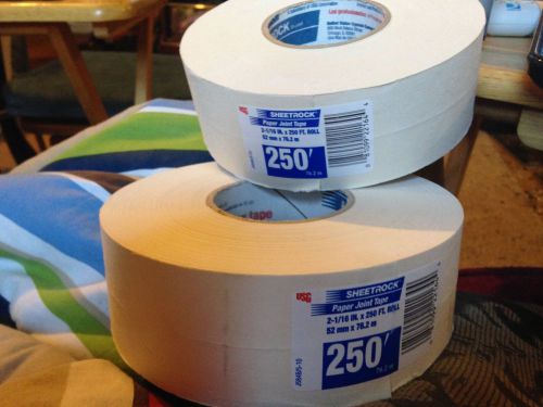 Sheetrock paper joint tape 250&#039;  Box of 7