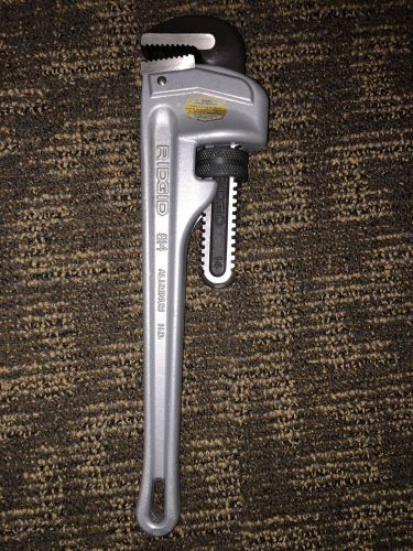 Ridgid  814 aluminum h.d. pipe wrench 14 inch  14&#034;-350mm ridge tool co for sale
