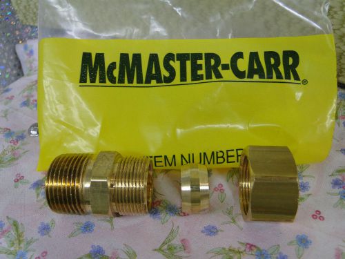 Brass compression tube fitting, 3/4 od x 3/4 npt male for sale