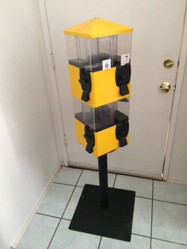 U Turn 8-Head Vending Machine THE TERMINATOR Yellow Candy Gumball Bulk Dispensor
