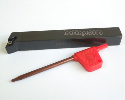 Indexable turning tool holder SDQCR1212H07 Boring bar 107.5 Degree for CNC Lathe