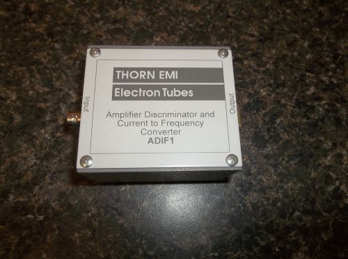 THORN EMI  Electron Tubes  ADIF1 Serial 16871 Amplifier Discriminator