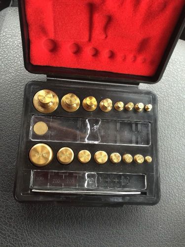 Troemner apothecary set brass weight and calibration set for pharmacy for sale