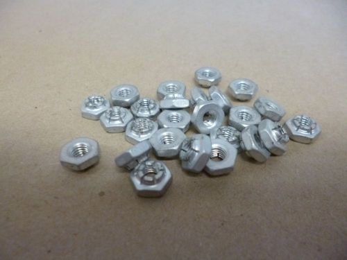 New mil-spec 8-36 flex type steel hex lock nuts #8-36 (25pcs) 5310-00-429-3110 for sale