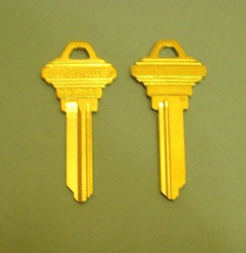 Locksmith 10 nos schlage lock g keyway control key original nickel silver blanks for sale
