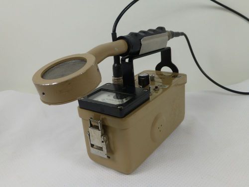 Ludlum 3 w/ 44-9 GM Pancake Probe Geiger Radiation Survey Meter Alpha/Beta/Gamma