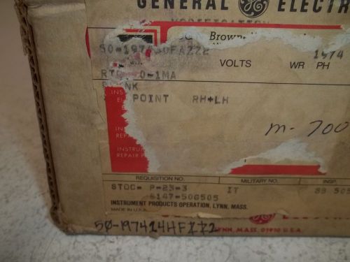 GENERAL ELECTRIC 50-1974-14HFZZ2 METER 0-150 PERCENT *NEW IN A BOX*