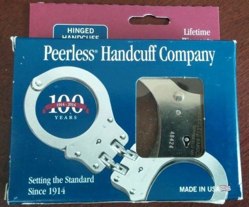 New Peerless Hinged Handcuffs
