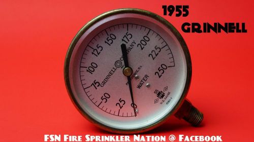 1955 Grinnell Fire Sprinkler Gauge