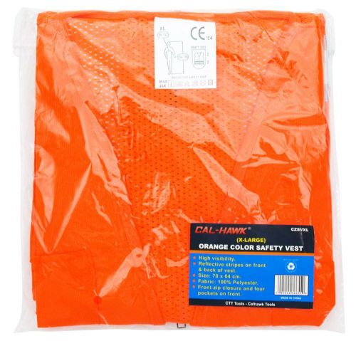 Safety Vest  Orange Color  XL