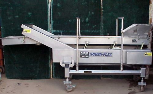 Meyers vibra-flex ii stainless vibratory conveyor 12&#034; x 128&#034;  cost over $28,000 for sale