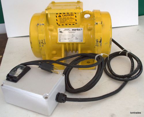 Martin concrete vibrator cougar b-series hazardous heavy duty rotary electric for sale