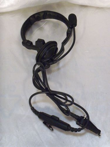 Kenwood KHS-14 Lightweight Single Muff Headset With In Line Push to Talk