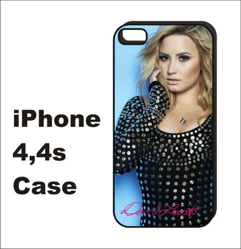 Demi Lovato Beautiful actress singer New Black Cover iPhone 4 4s Case