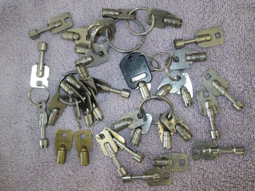 34 tubular keys  ace gem gi  hg  brass ~~estate for sale