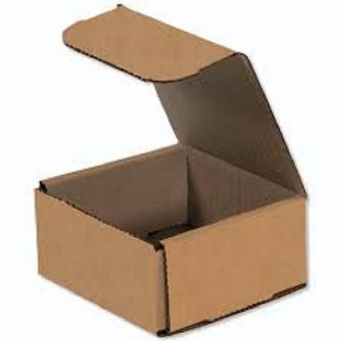 Kraft corrugated cardboard shipping boxes mailers 3&#034; x 3&#034; x 2&#034; (bundle of 100) for sale