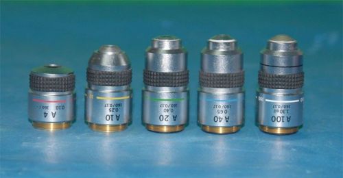 Olympus BH2 Microscope Objective A4,A10,A20,A40,A100