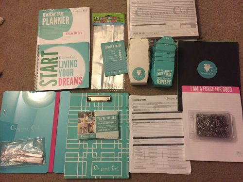 Origami owl designer supplies huge lot over 100 pieces! take out boxes lap board for sale