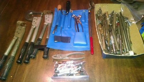 20+lbs of aircraft rivet set squeezers &amp; rivet gun tools&amp; 3 hand rivet squeezers for sale