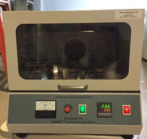 Amerex sk-757 steadyshake 757 industrial lab benchtop gyromax incubator shaker for sale