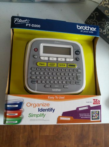 New brother p-touch home and office labeler (pt-d200) for sale