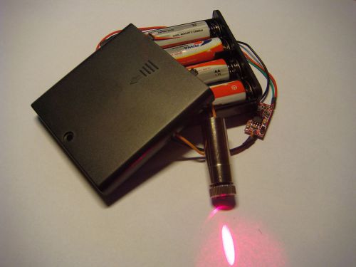 300mW+ 650nm (658nm) RED Laser Diode Module DIY