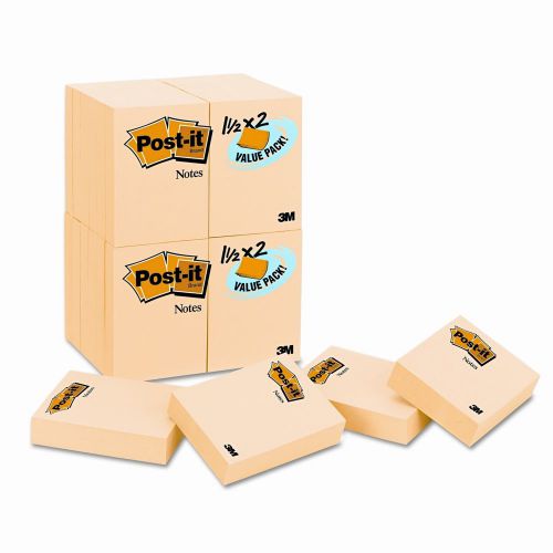 Post-it® Original Note Pad, 24 90-Sheet Pads/Pack