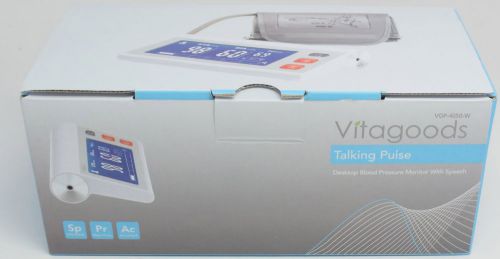 Vitagoods VGP-4050-W Talking Desktop Blood Pressure Monitor White (MR5 K1