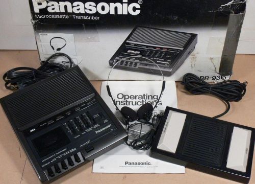 NICE Panasonic RR-930 Transcriber Tape Dictation Machine, Pedal, In Orig. Box