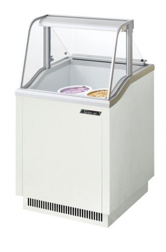 Turbo Air TIDC-26W, 26-inch Ice Cream Dipping Cabinet, White