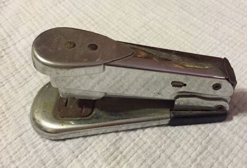 Vintage Arrow Mfg Co. - 5.50&#034; Handheld Stapler - Chrome - U.S.A.