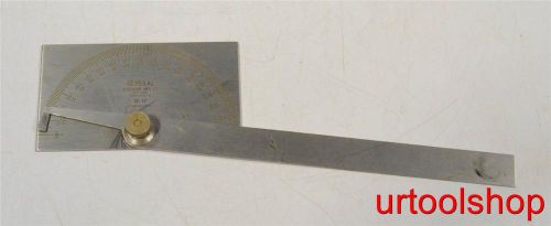 Protractor, No 17 General Hardware Mfg. Co., Inc., Stainless Steel Tool, USA 356