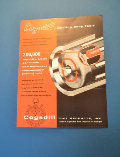 COGSDILL BEARING-IZING TOOLS CATALOG Brochure (JRW #088)