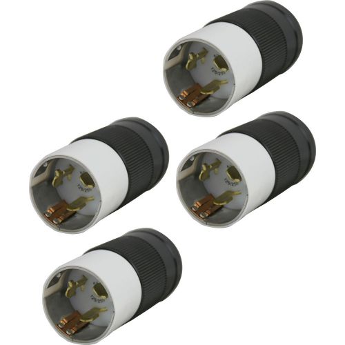 Cep/marinco cs6365n male plug 50-amp 125/250v twist lock connectors, 4-pack for sale