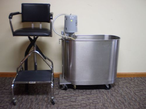 WHITEHALL E-45-M EXTREMITY 45 GALLON MOBILE WHIRLPOOL w/ BAILEY HIGH CHAIR