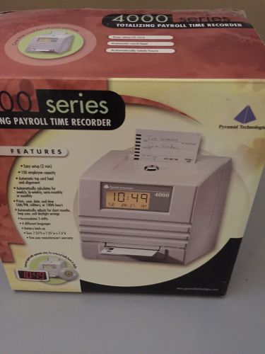 Pyramid 4000 Time Automatic Time Clock