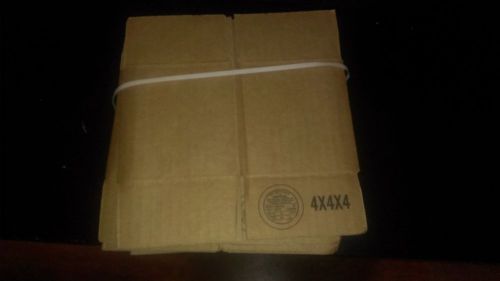 20 Pack Pratt PRA0001 4x4x4 Cardboard Corrugated Boxes Packing Shipping Mailing