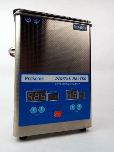 ProSonik DSA50-SK2 Tabletop Dental Instrument Ultrasonic Bath Cleaner w/ Lid