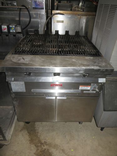 Vulcan GHCB34S Gas RADIANT Charbroiler CABINET BASE CHAR BROILER HEAVY DUTY 34