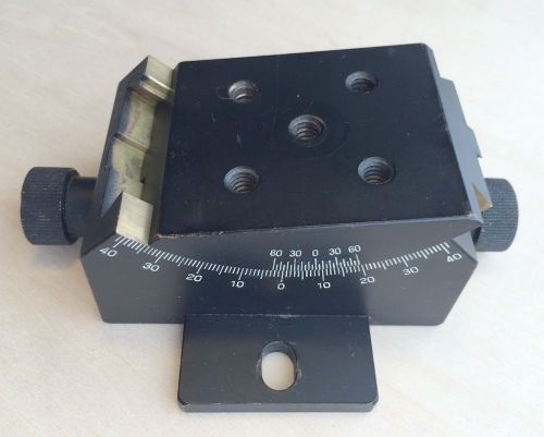 Melles Griot Manual Goniometer +/- 40 deg brass Compact