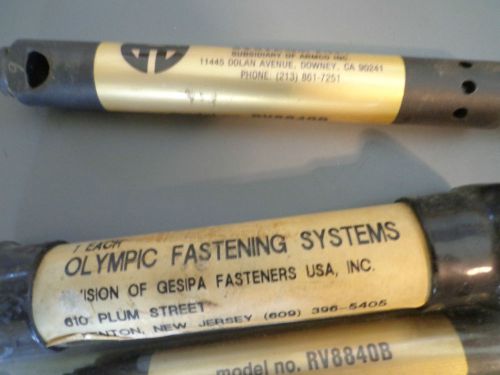 Lot of 5  olympic fastener  bulb tite riveter pulling head rv8840b for sale