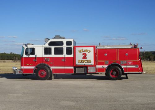 Seagrave heavy rescue fire truck apparatus, generator, 50k miles! see video! for sale