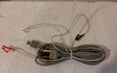 IVY BIOMEDICAL SYSTEMS 590170 THREE LEAD PATIENT CABLE, 10 FOOT, FOR RESPIRATION