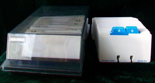 Rolodex Card File Small Box Extra Cards