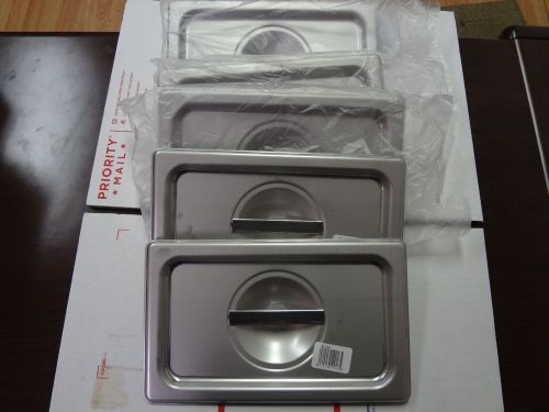 New! vollrath 75149 s/s solid 1/4 size lid. sold in boxes of 6. #361 for sale
