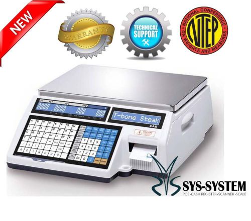 CAS CL5000 Label Printing Remote Scale 60X0.02 lb,NTEP,LFT