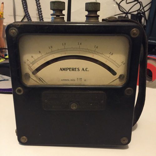 Vintage A.C. Amperes by Weston Electrical Instrument Corp.