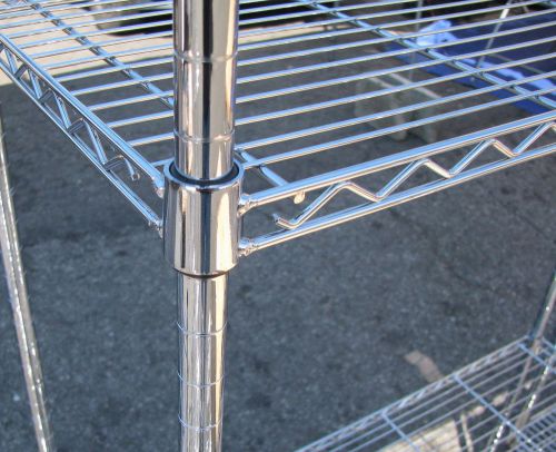 4-layer multi-purposes adjustable rack/shelf.  w48&#034; x d14&#034; x h59&#034; for sale