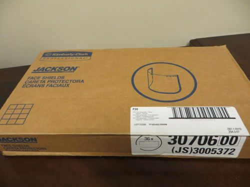 Brand new jackson safety 30706 face shield visor 8 in h x 15.6 in w for sale